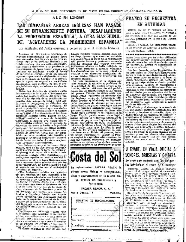 ABC SEVILLA 17-05-1967 página 33