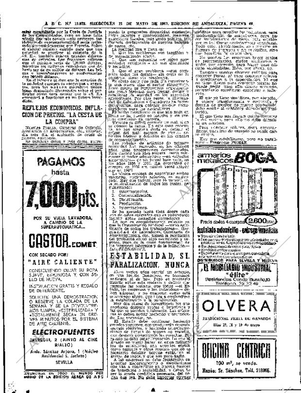 ABC SEVILLA 17-05-1967 página 48