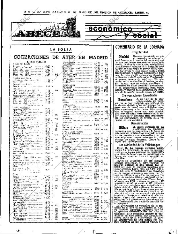 ABC SEVILLA 20-05-1967 página 47