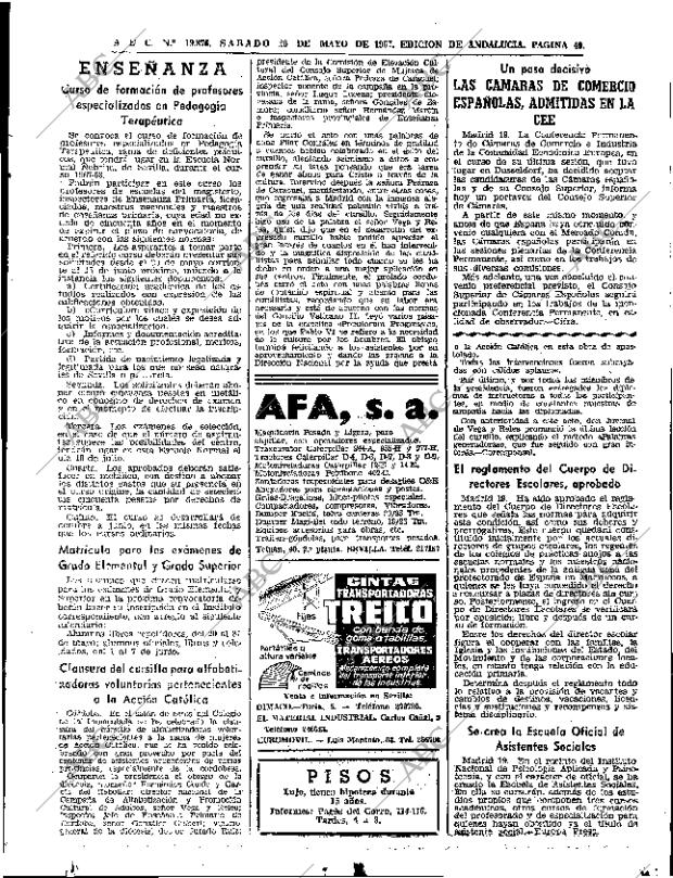 ABC SEVILLA 20-05-1967 página 49