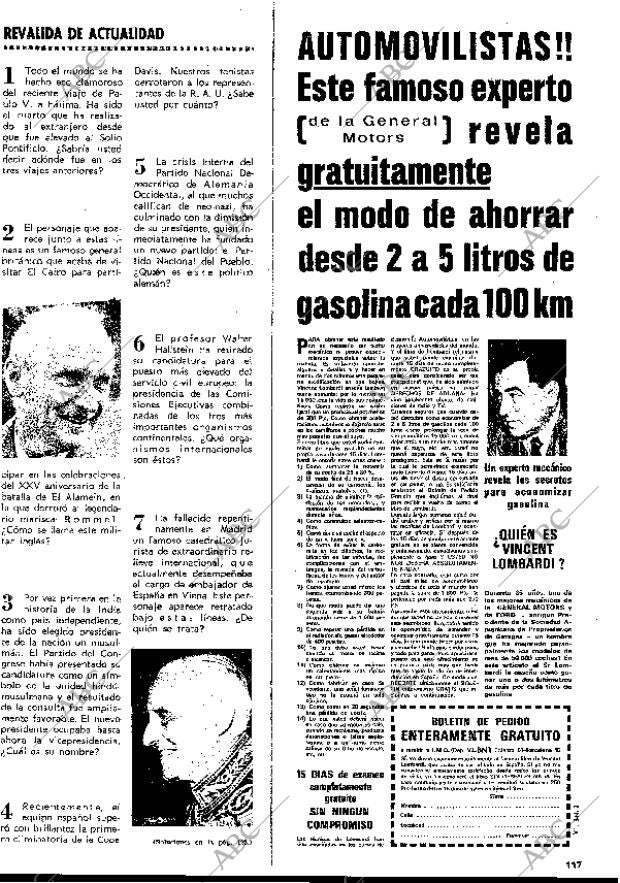 BLANCO Y NEGRO MADRID 20-05-1967 página 117