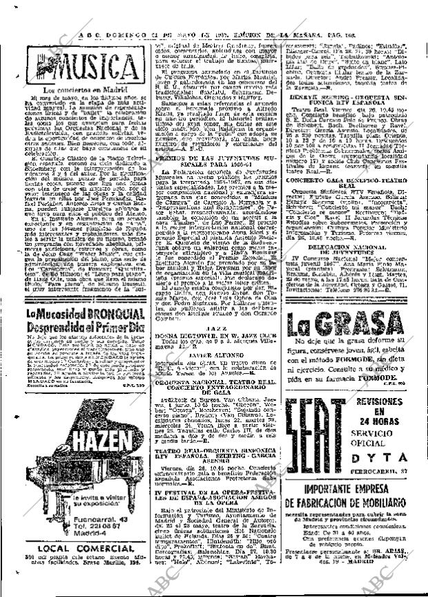 ABC MADRID 21-05-1967 página 106