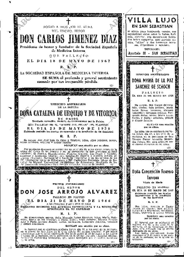 ABC MADRID 21-05-1967 página 130