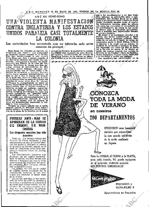 ABC MADRID 21-05-1967 página 55