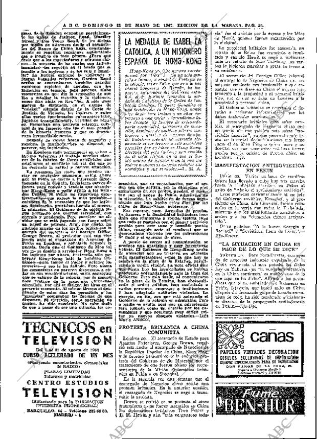 ABC MADRID 21-05-1967 página 56