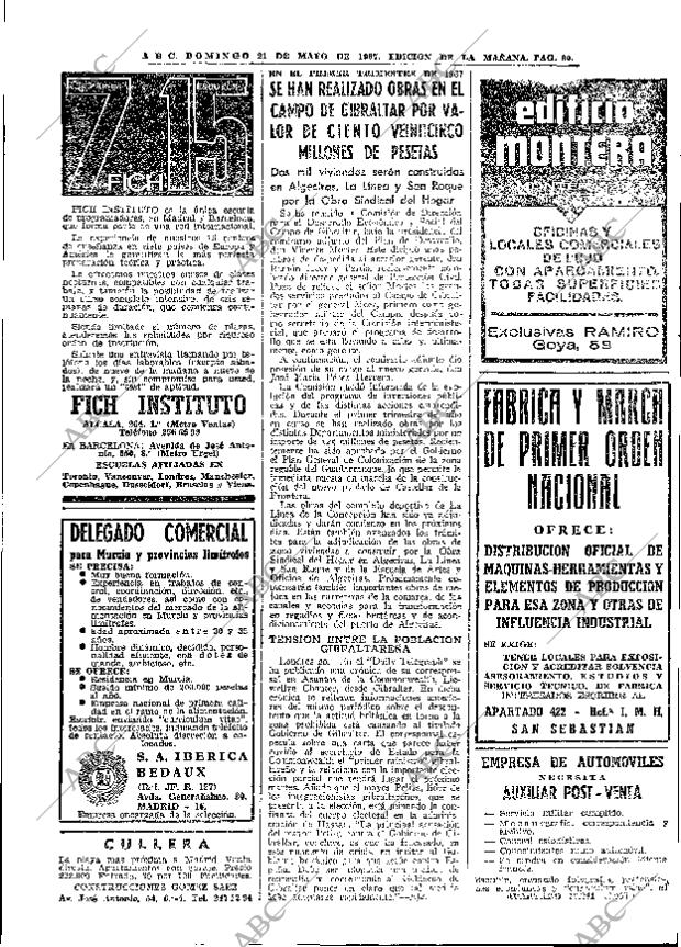 ABC MADRID 21-05-1967 página 60