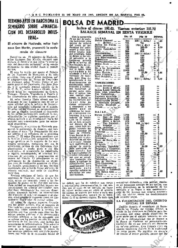 ABC MADRID 21-05-1967 página 93