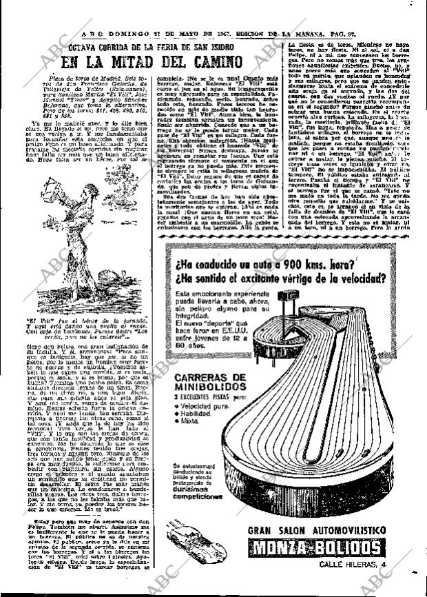 ABC MADRID 21-05-1967 página 97