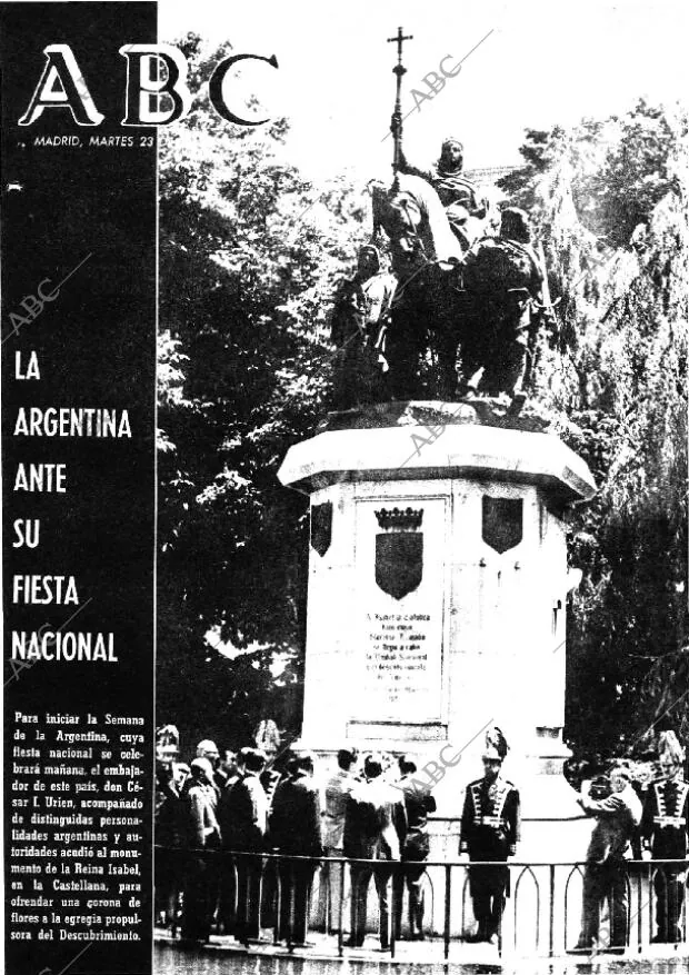 ABC MADRID 23-05-1967 página 1