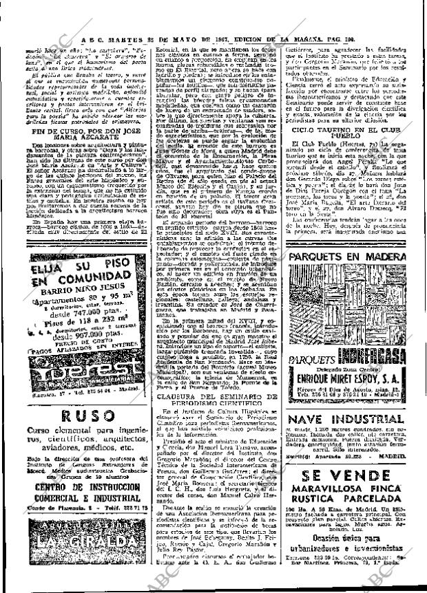 ABC MADRID 23-05-1967 página 100