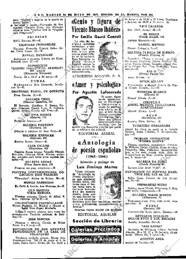 ABC MADRID 23-05-1967 página 102