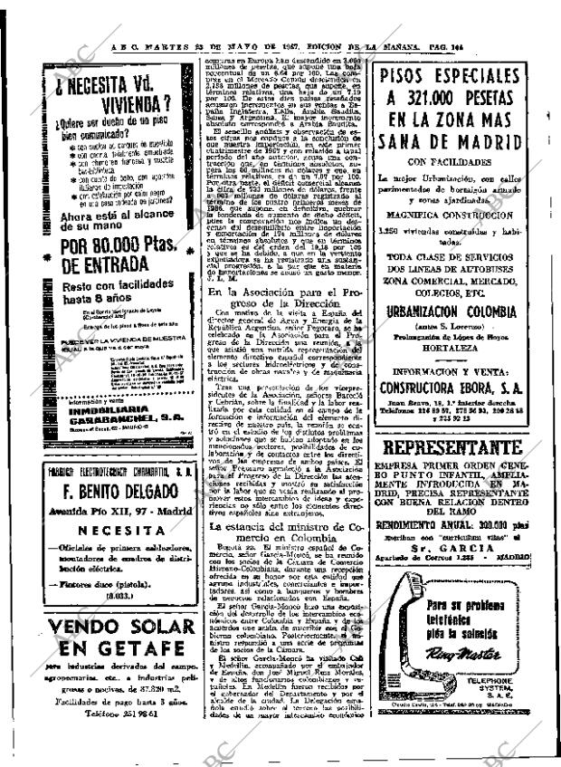 ABC MADRID 23-05-1967 página 104