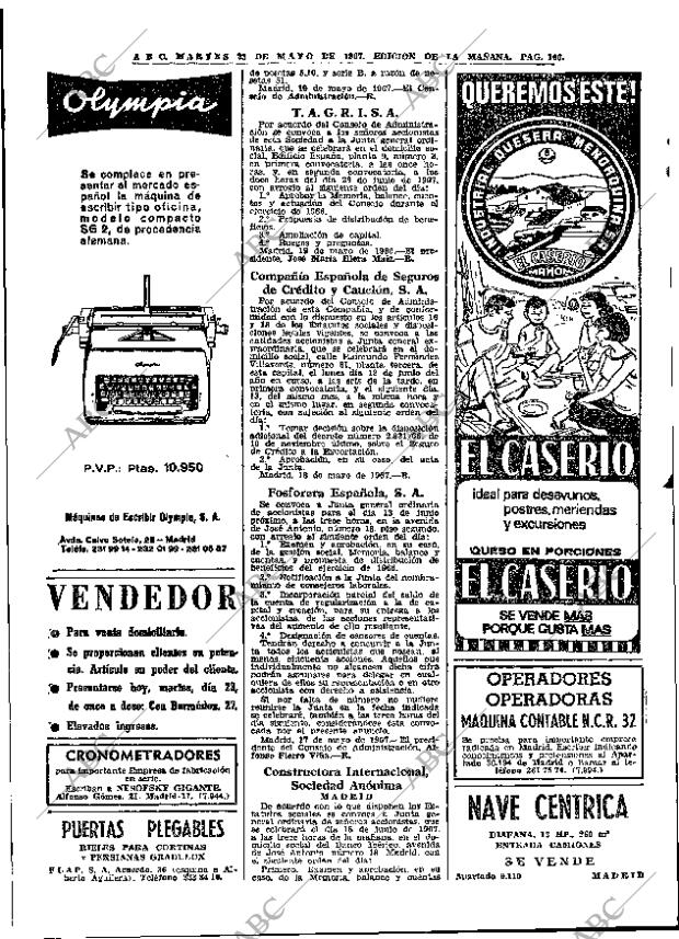 ABC MADRID 23-05-1967 página 106