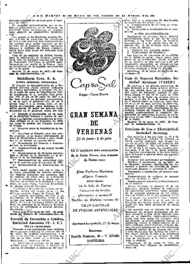 ABC MADRID 23-05-1967 página 108