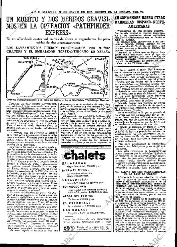 ABC MADRID 23-05-1967 página 71