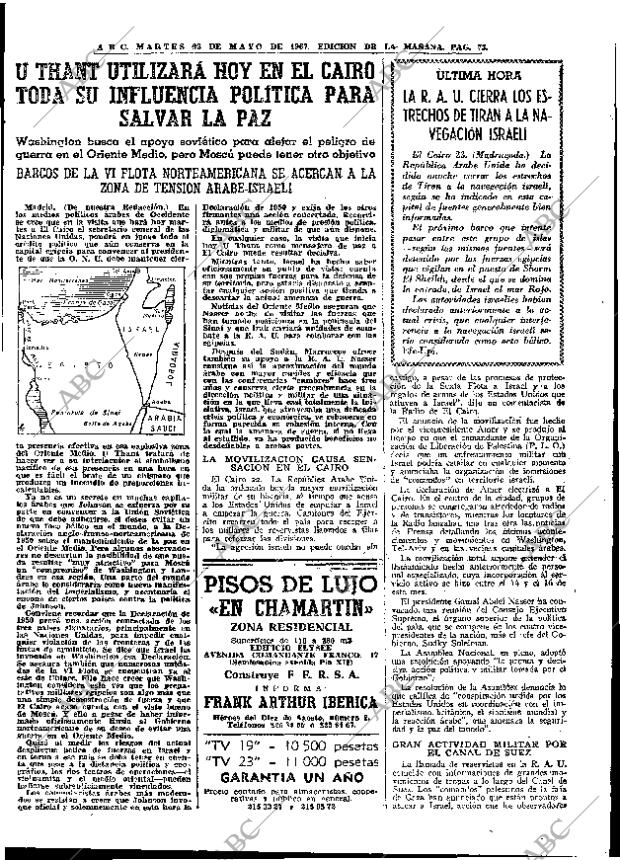 ABC MADRID 23-05-1967 página 73