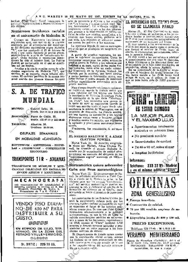 ABC MADRID 23-05-1967 página 78