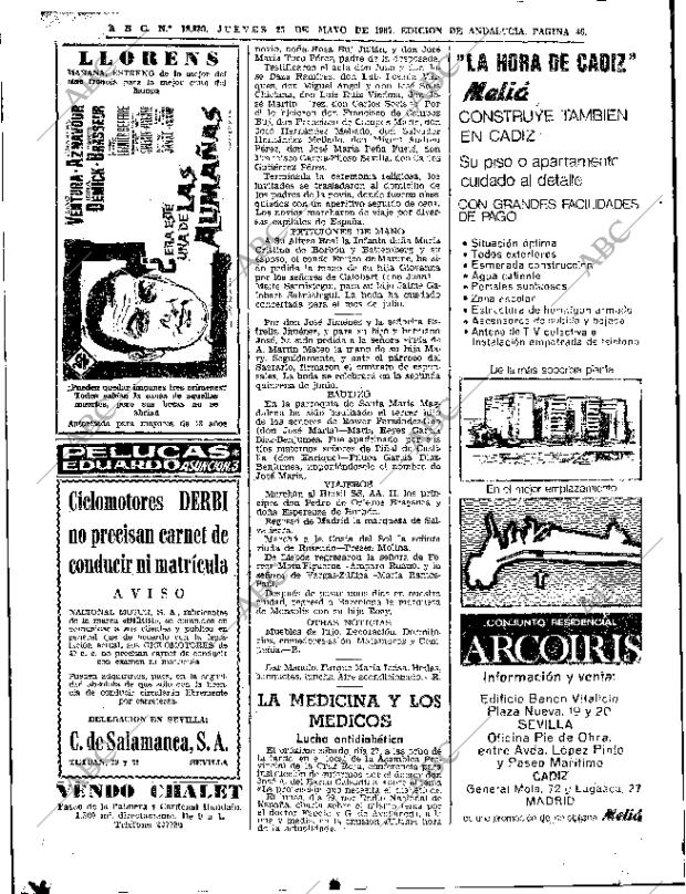 ABC SEVILLA 25-05-1967 página 46