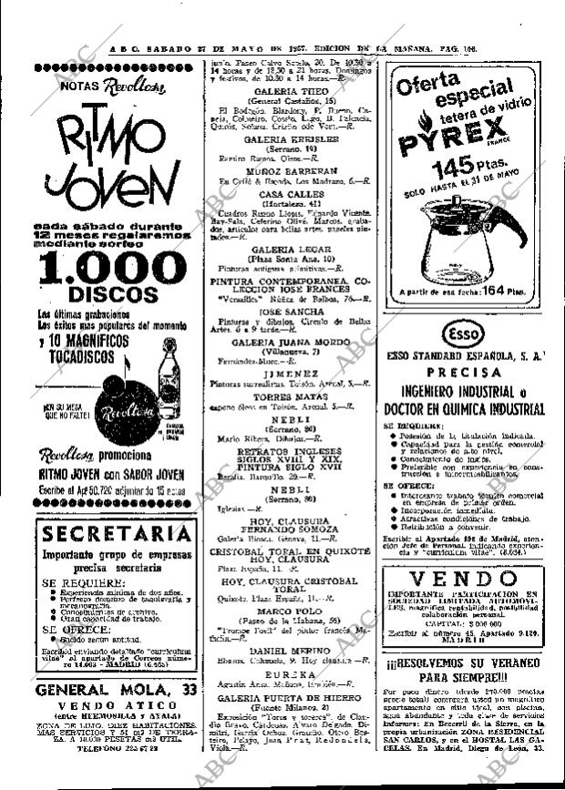 ABC MADRID 27-05-1967 página 106