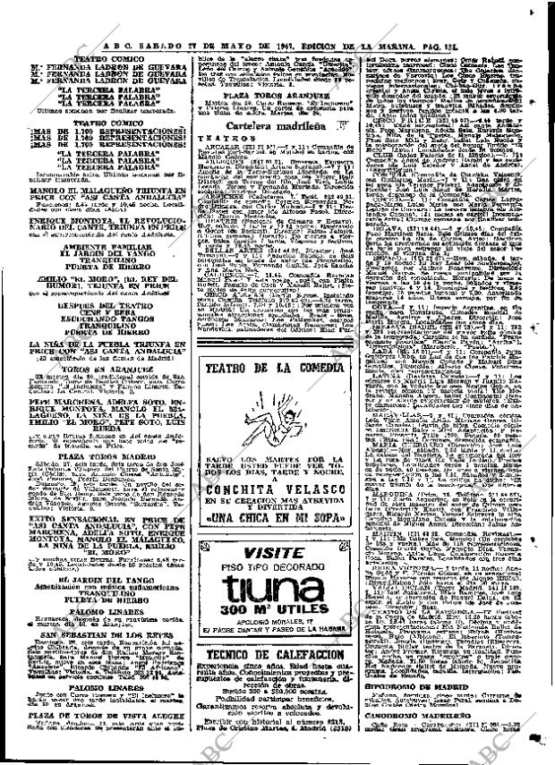 ABC MADRID 27-05-1967 página 131