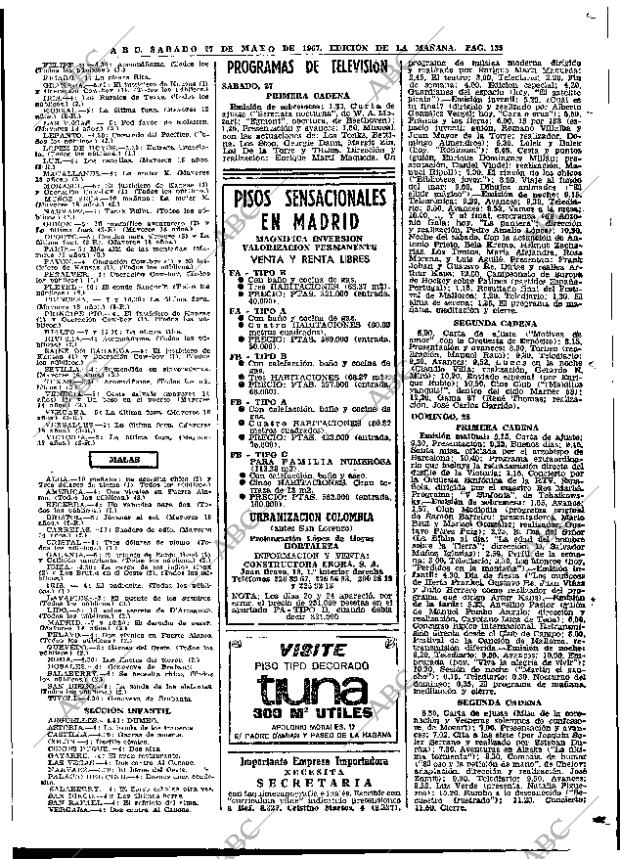 ABC MADRID 27-05-1967 página 135