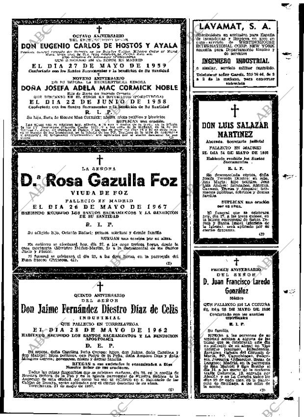 ABC MADRID 27-05-1967 página 149