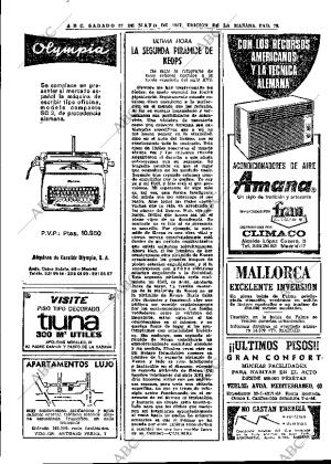 ABC MADRID 27-05-1967 página 78