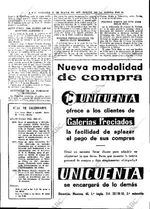 ABC MADRID 27-05-1967 página 91