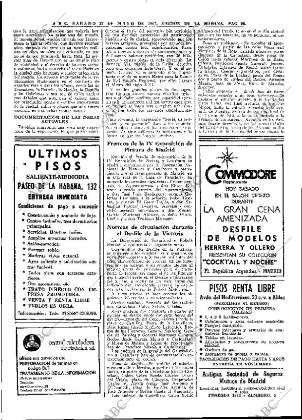 ABC MADRID 27-05-1967 página 98