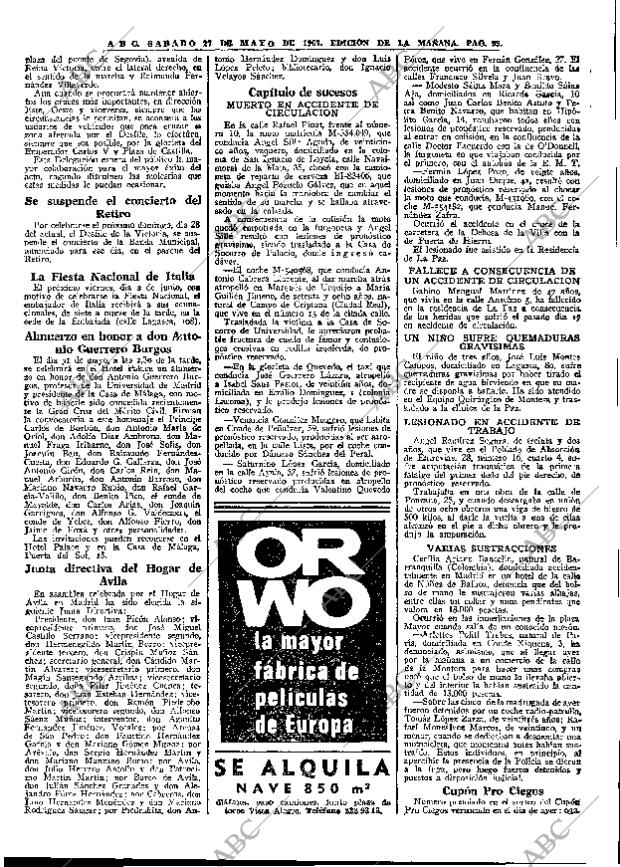 ABC MADRID 27-05-1967 página 99