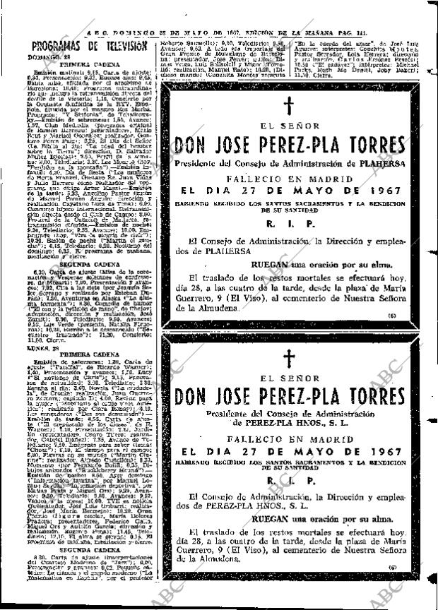 ABC MADRID 28-05-1967 página 111