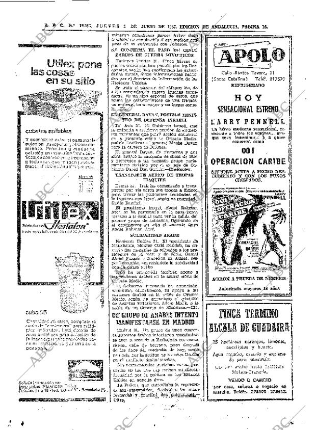 ABC SEVILLA 01-06-1967 página 16