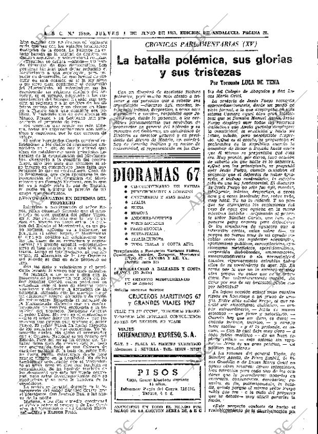 ABC SEVILLA 01-06-1967 página 23