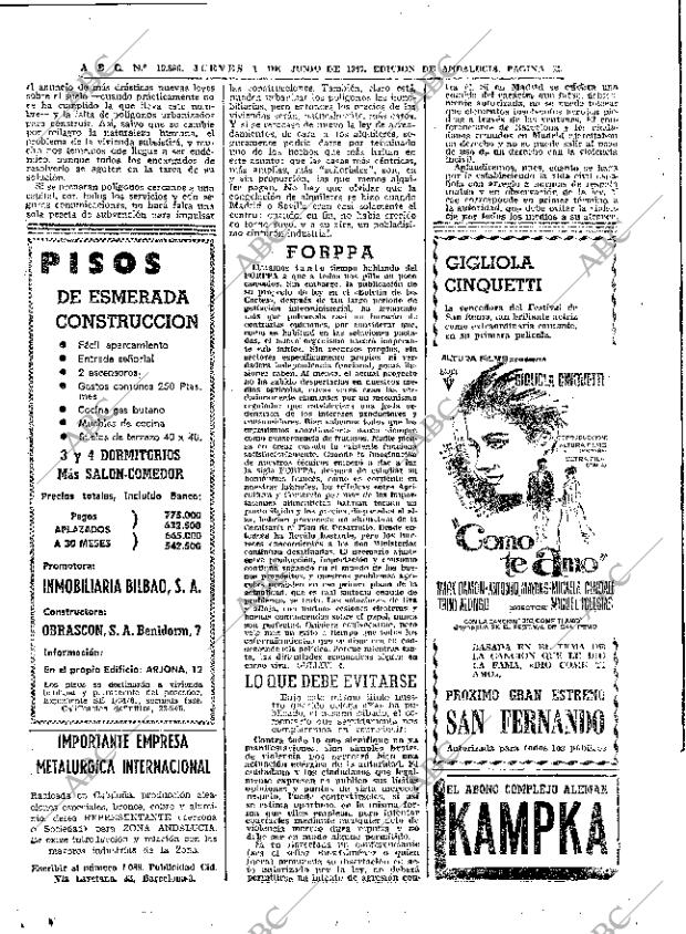 ABC SEVILLA 01-06-1967 página 28