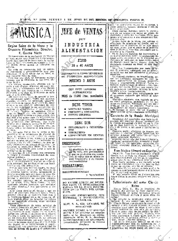 ABC SEVILLA 01-06-1967 página 52