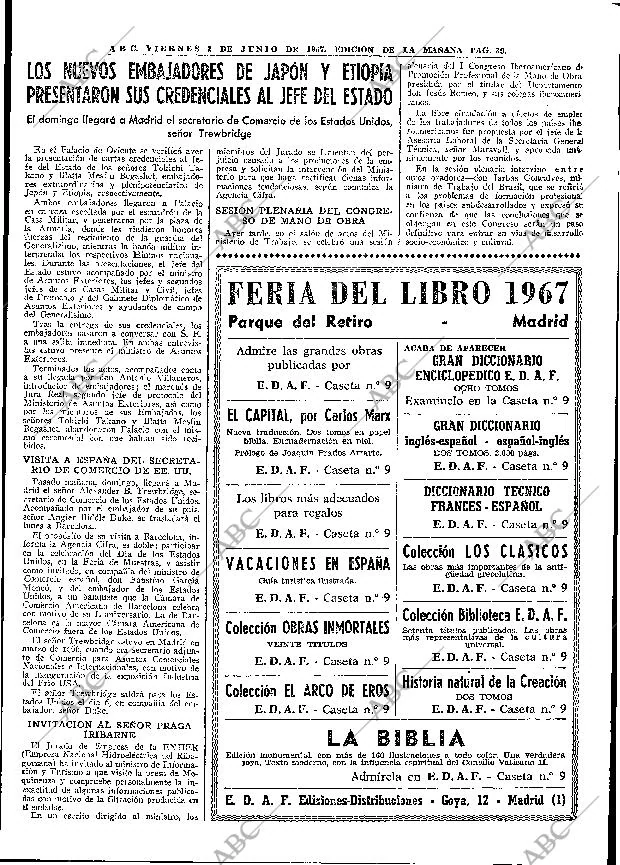 ABC MADRID 02-06-1967 página 39