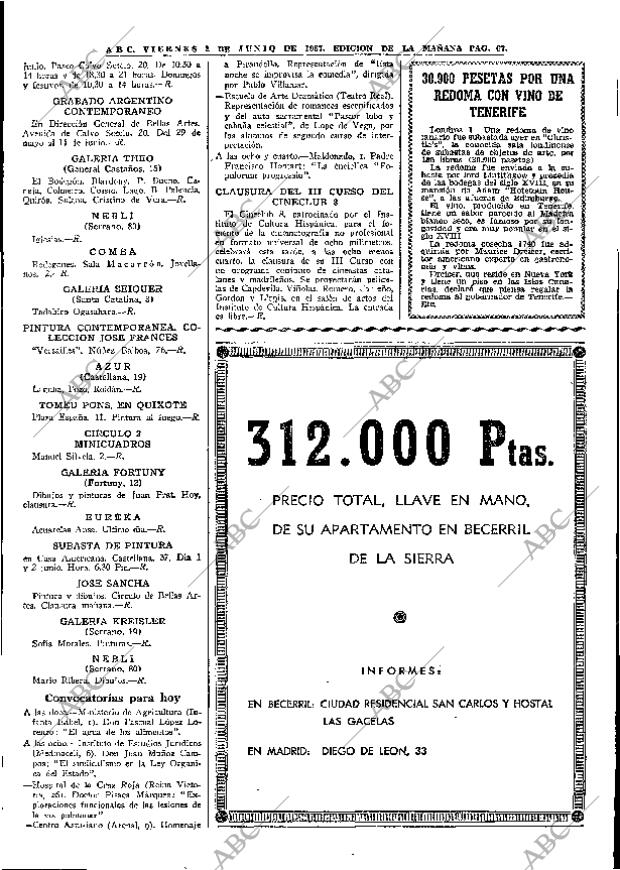 ABC MADRID 02-06-1967 página 67