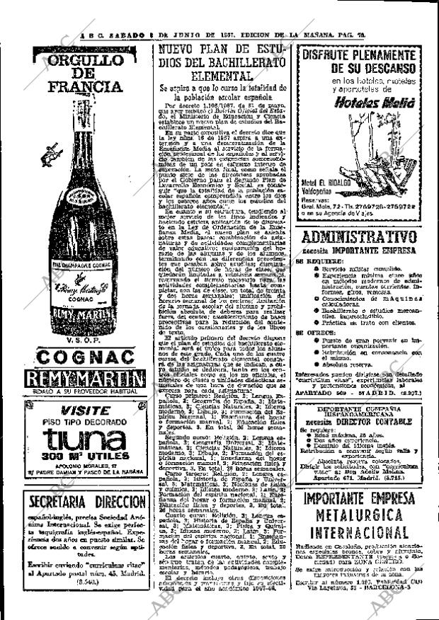 ABC MADRID 03-06-1967 página 70