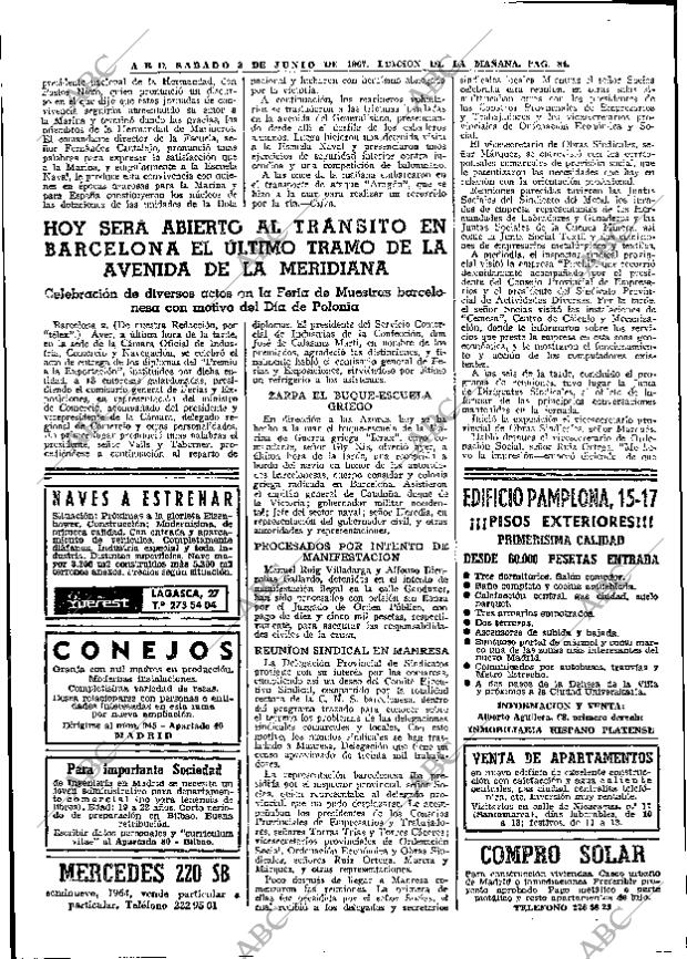 ABC MADRID 03-06-1967 página 84