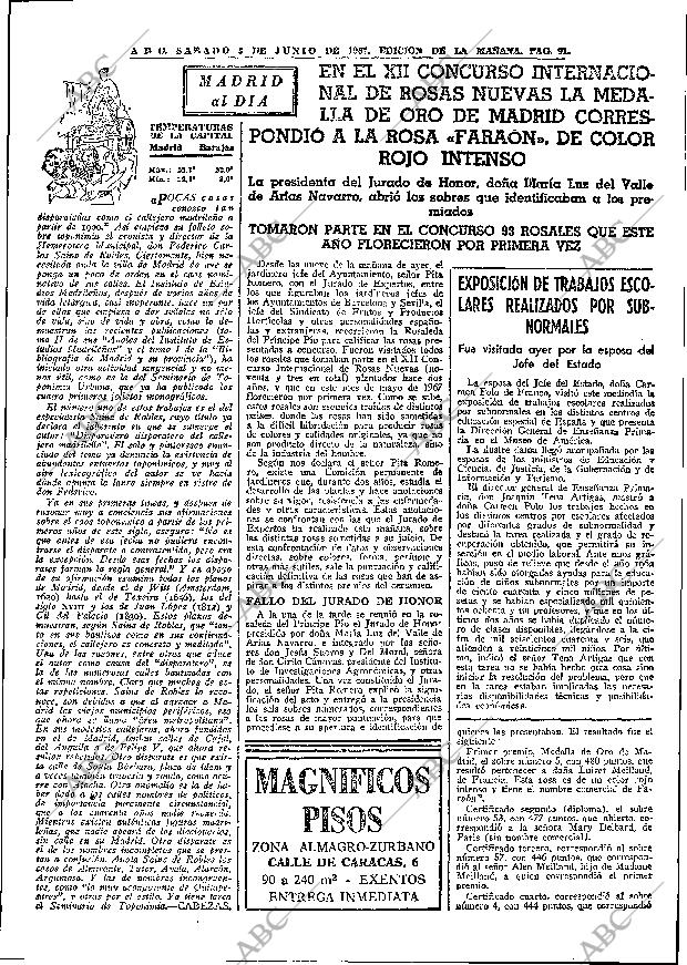 ABC MADRID 03-06-1967 página 91