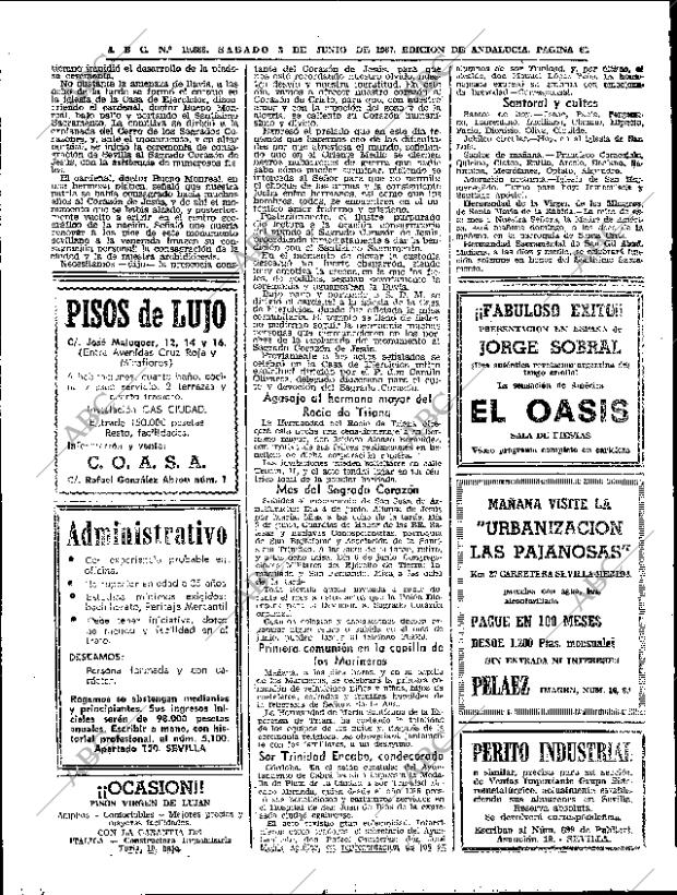 ABC SEVILLA 03-06-1967 página 60