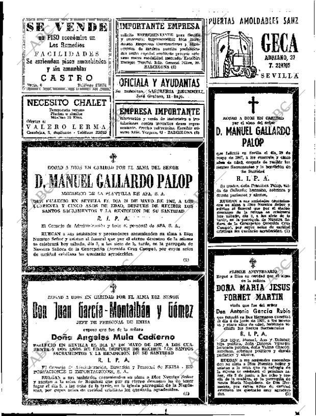 ABC SEVILLA 03-06-1967 página 77