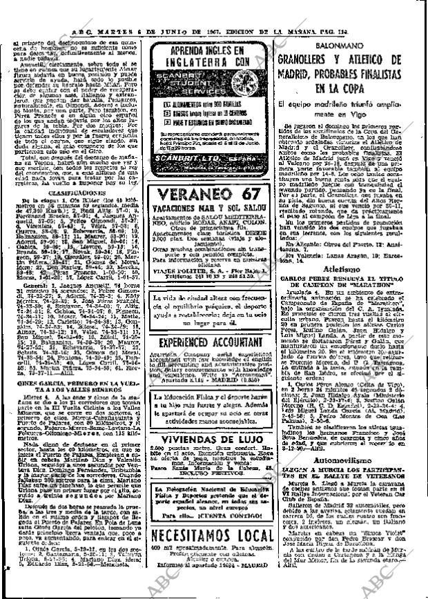 ABC MADRID 06-06-1967 página 116