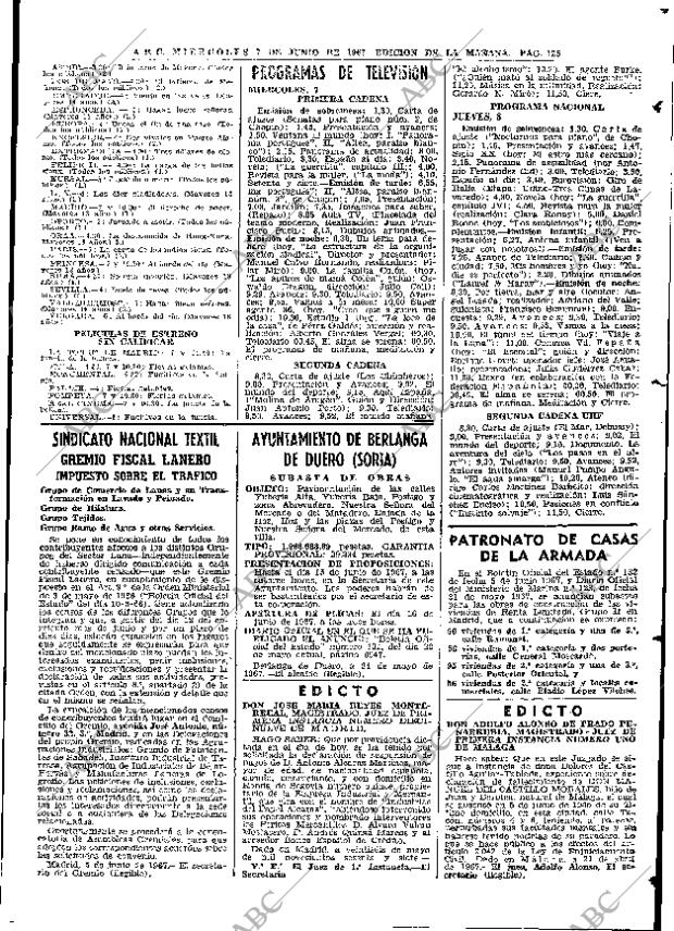 ABC MADRID 07-06-1967 página 125