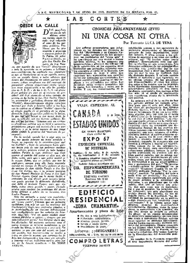 ABC MADRID 07-06-1967 página 67