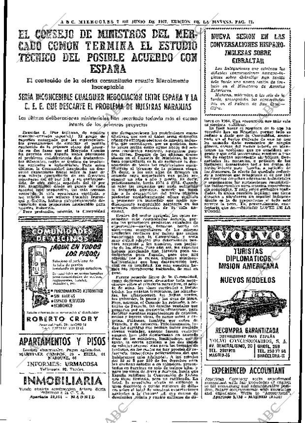 ABC MADRID 07-06-1967 página 71