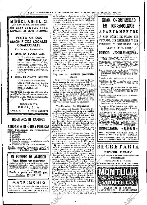 ABC MADRID 07-06-1967 página 98