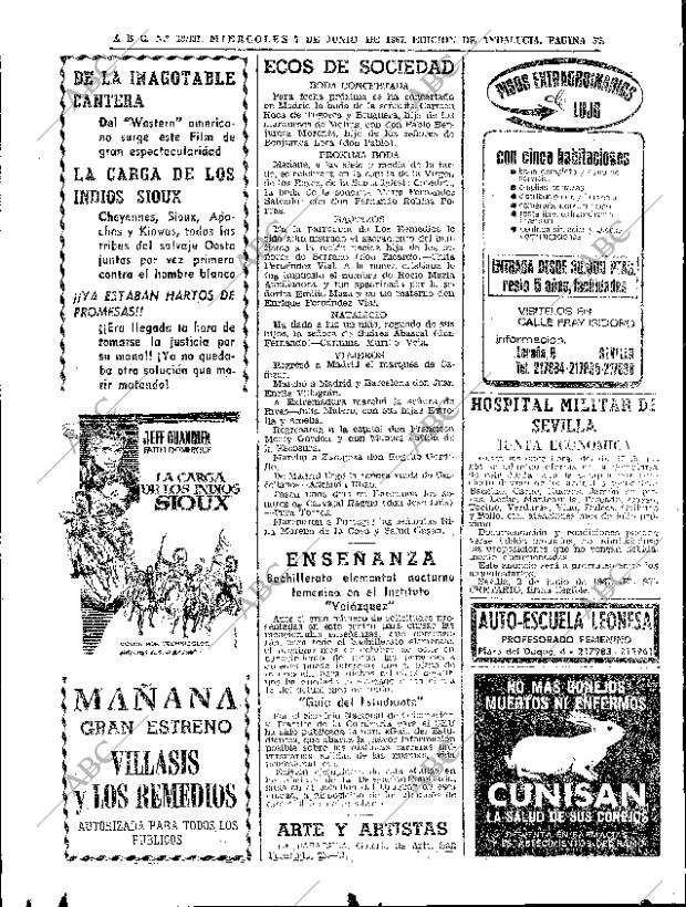 ABC SEVILLA 07-06-1967 página 52