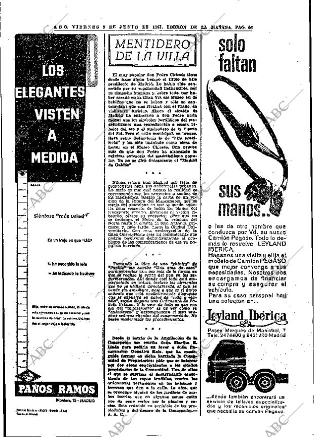 ABC MADRID 09-06-1967 página 66