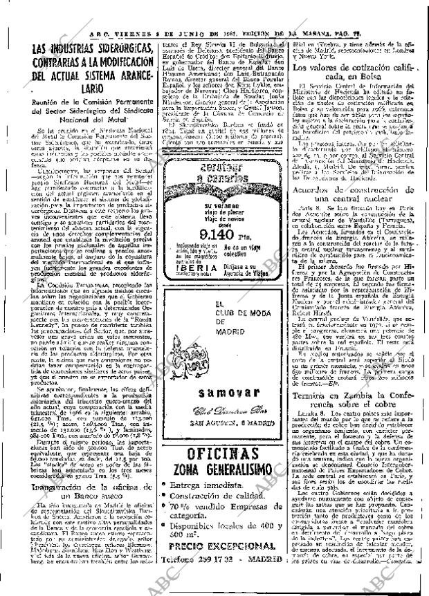 ABC MADRID 09-06-1967 página 77